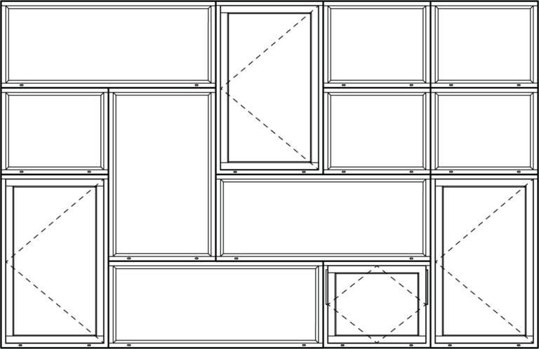 Window Insert Blueprint The H Tilt-Turn Window - H Window