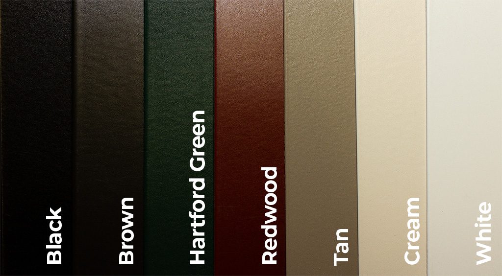 Stock powder coat colors